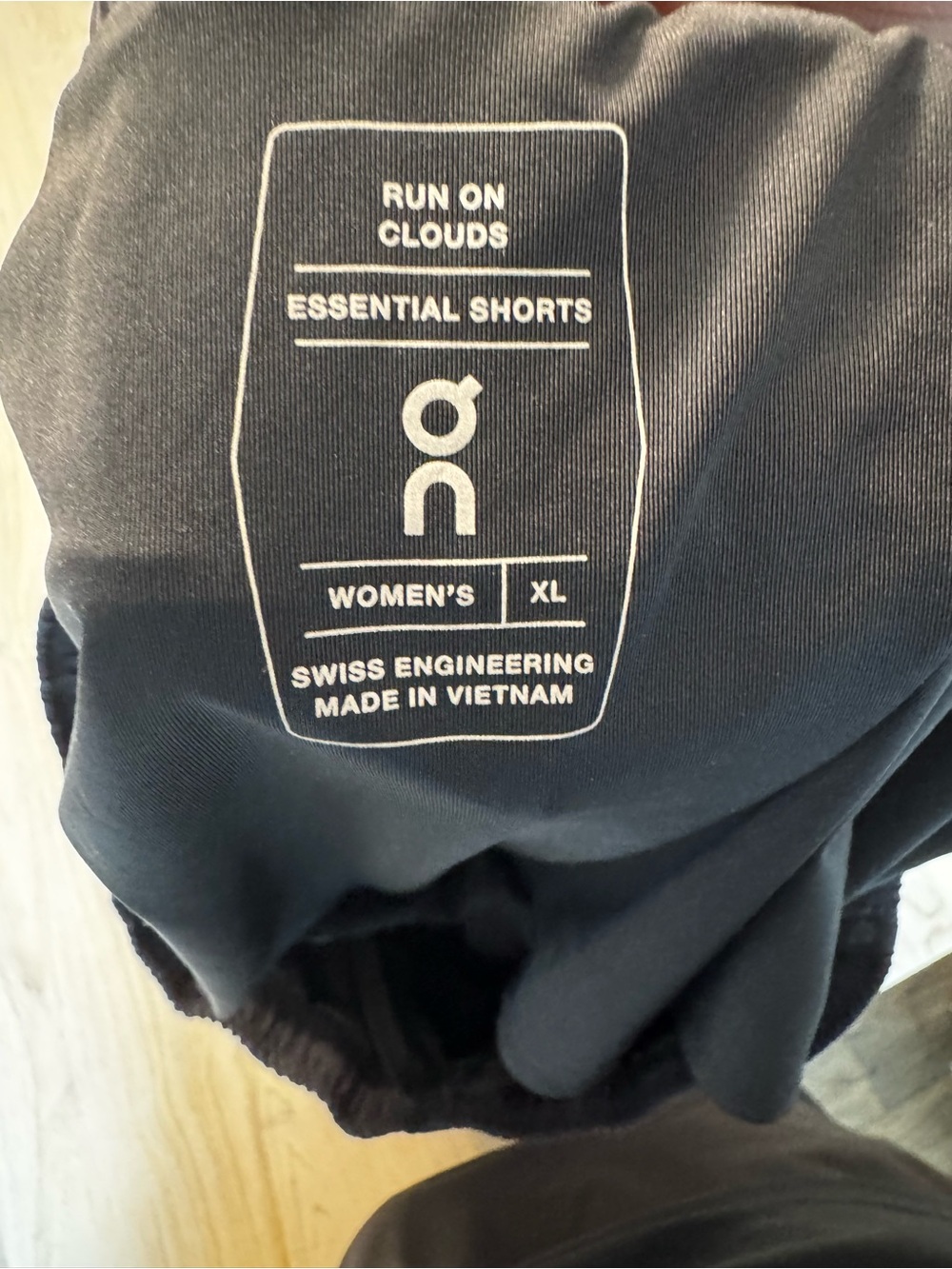 On Cloud Women's Black Athletic Running Shorts - Lightweight Performance - Picture 5 of 8